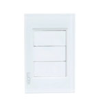 PLACA CIEGA CRISTAL BLANCO